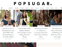 Tablet Screenshot of popsugar.com